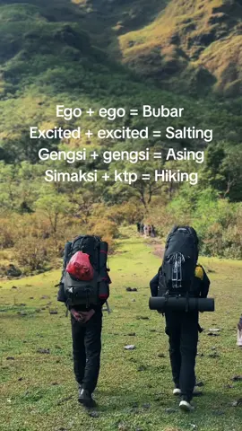 Hiking bersamamu masih ku tunggu #foryou #pendakifomo😚 #pendakiindonesia #lembahramma #fyppppppppppppppppppppppp 