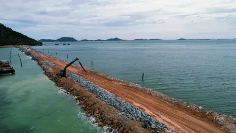 Đường vượt biển, ra cảng Hà Tiên #hàtiên #kiengiang68 