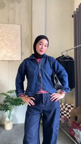 denim on denim #foryou #outfitcheck #jaketdenim #OOTD #outfitideas @varra.id 