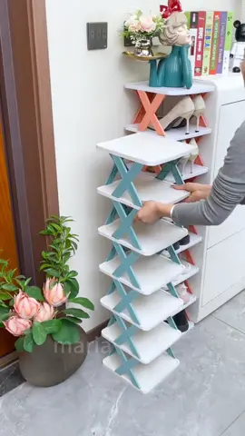 Maaari itong ilagay sa anumang puwang nang hindi kumukuha ng maraming espasyo.#Hindi kinakailangan ang pag-install para sa mga rack ng sapatos#lalagyan ng sapatos#Rak ng sapatos na maraming patong