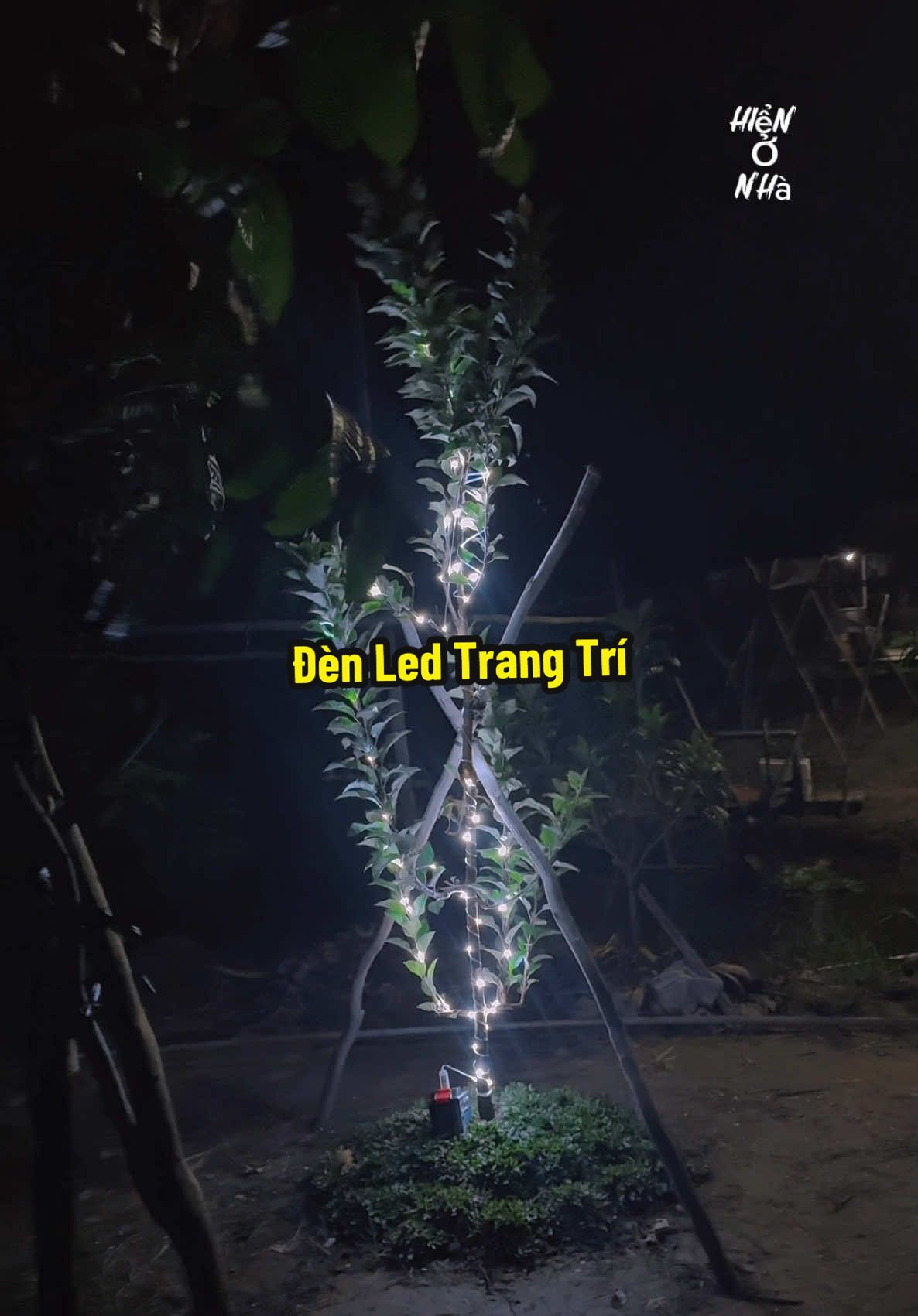 Đèn Led Trang Trí Sân Vườn Trong Nhà Chạy Theo Âm Thanh #hienonha 