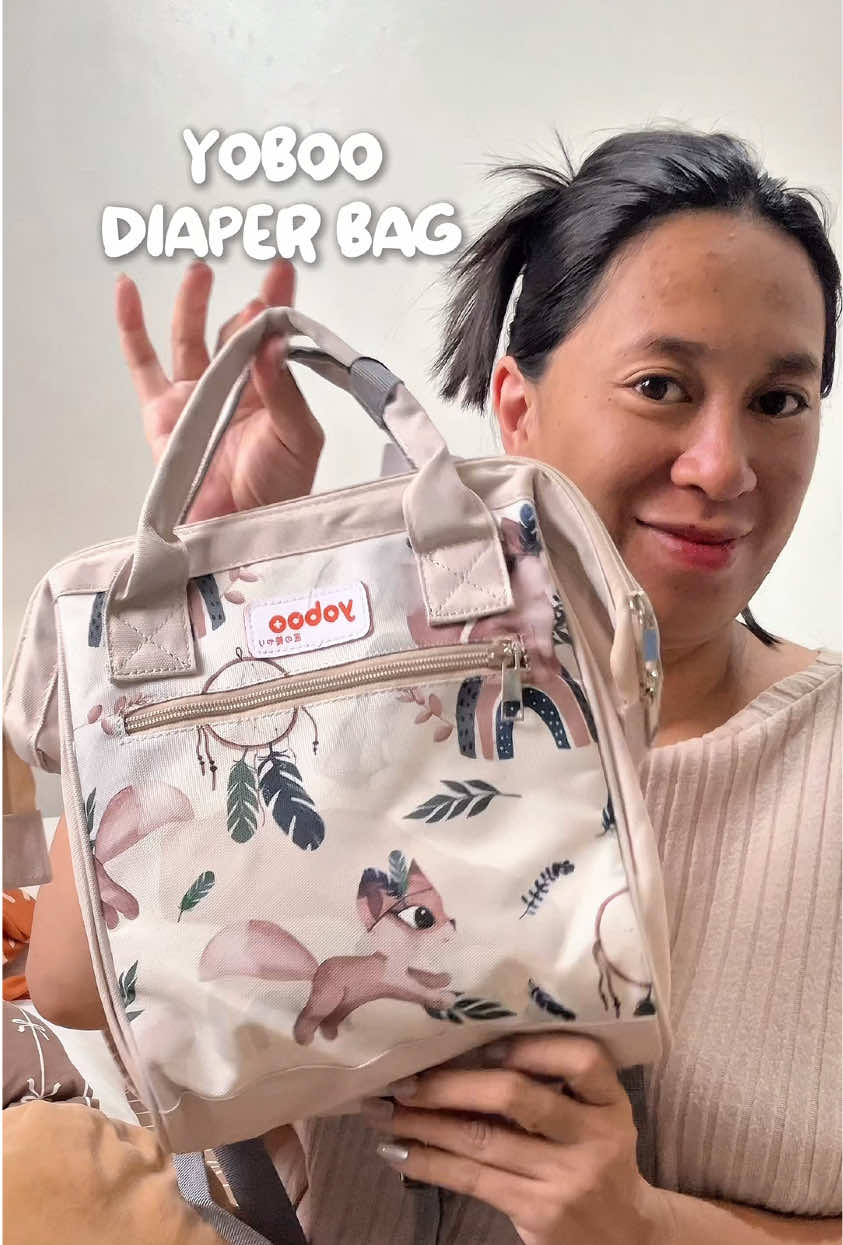 The perfect diaper bag ✨ #yobooph #diaperbag #nesting #tiktokfinds #fyp 