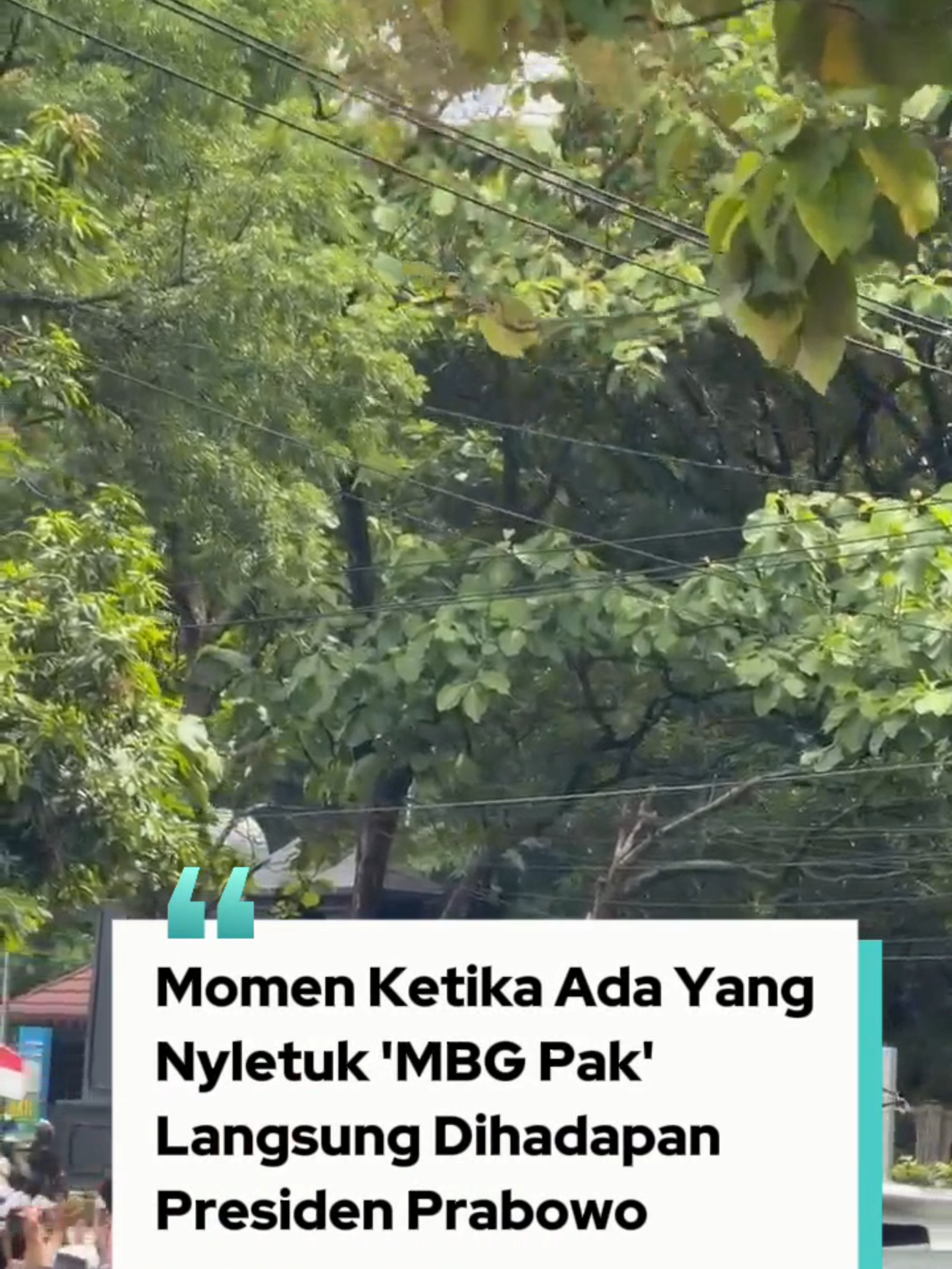 Momen Ketika ada yang nyletuk 'MBG PAK' langsung dihadapan presiden prabowo  #Mbg #Funny #Prabowo #solo #Fyp #Virallll