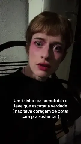 Um lixinho fez homofobia e teve que escutar a verdade ( não teve coragem de botar cara pra sustentar )