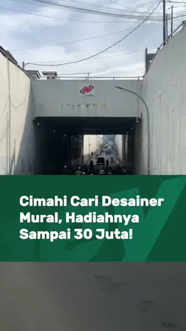 Cimahi lagi ngadain sayembara mural untuk underpass Sriwijaya–Dustira dengan total hadiah 30 juta rupiah! Kesempatan buat nunjukin karya dan bikin underpass jadi lebih hidup. Ada yang tertarik ikutan? #HeyMedia #UrangCimahi #CimahiKiwari
