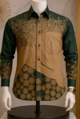 Kemeja Batik SLIM FIT DAUN HIJAU BOTOL READY PANJANG DAN PENDEK #kemejabatikpria #TikTokAwardsID #iniEraKamu #shallualannabi 