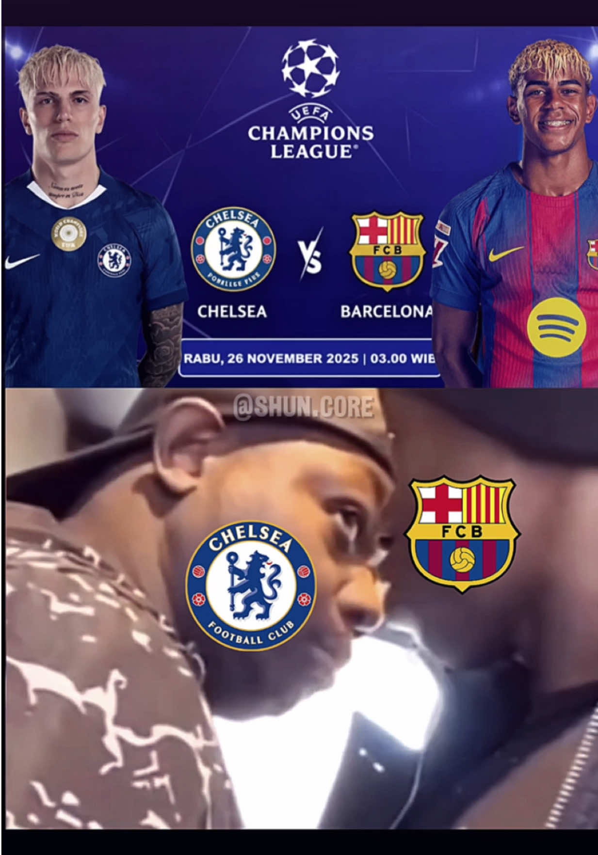 Chelsea VS Barcelona, Prediksi Skor nya ketua?? 🤔🤔 Chelsea akan menghadapi Barcelona dalam Ronde 5 fase liga UCL 🔥🔥 #chelsea #barcelona #barca #chelseavsbarcelona #xyzbca 