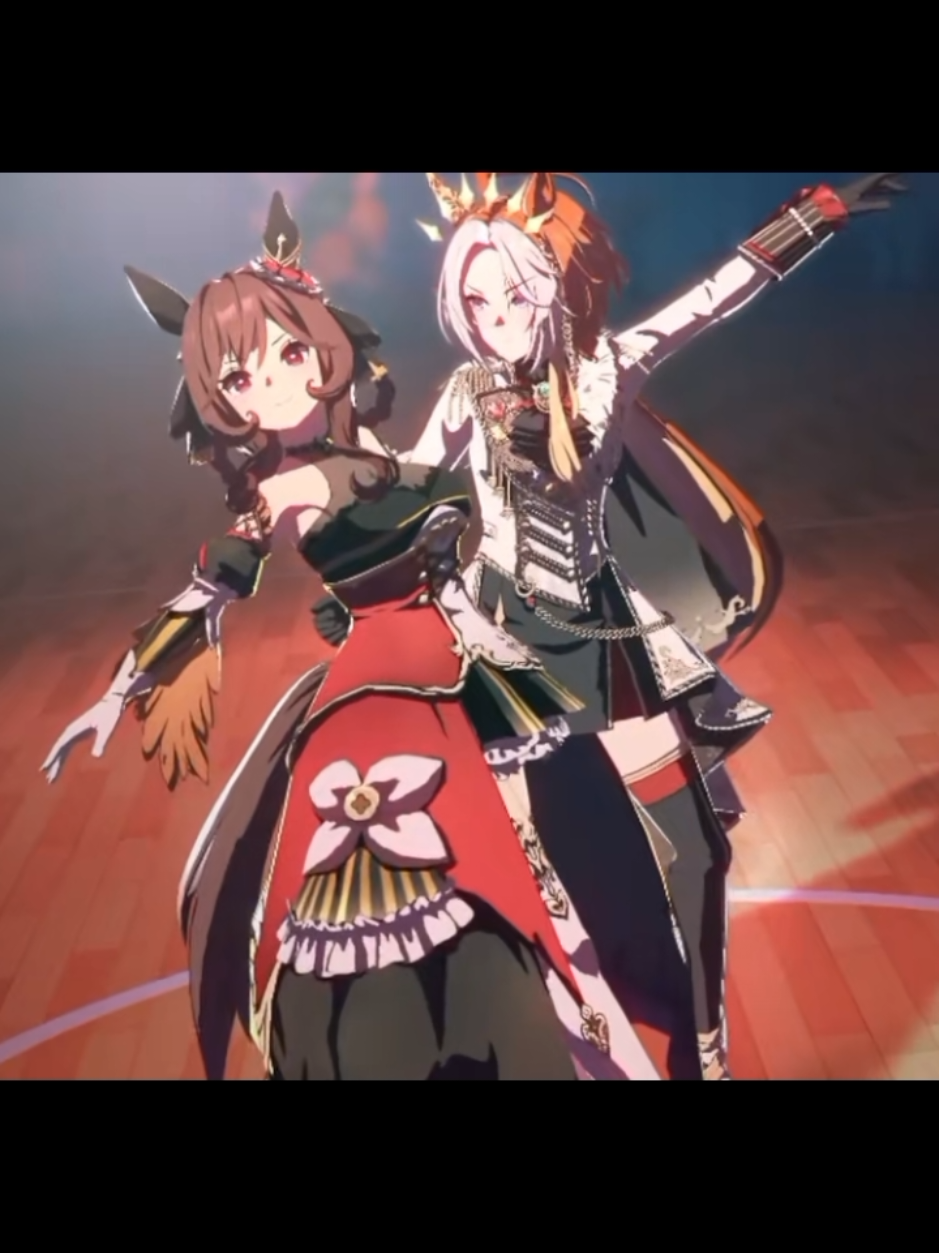 My favorite king and queen#umamusume #umamusumeprettyderby #orfevre #gentildonna 