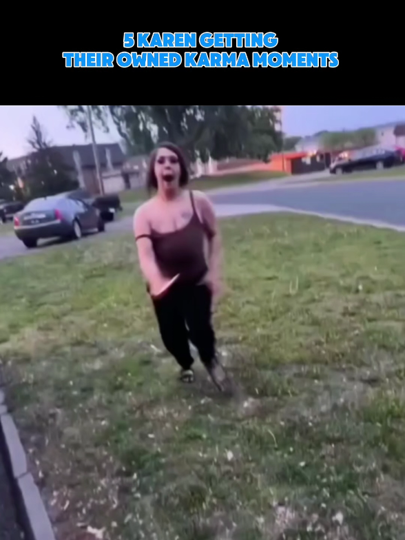 Karen getting instant karma moments #karen #karensoftiktok #karensgonewild #instantkarma 