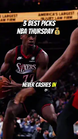 NBA Thursday Picks Pick 1 - James Harden U 3.5 3PM -Magic allow the least 3 pointers made in the NBA per game & don’t allow a high percentage -Harden has went under in last 3 against Orlando and hasn’t attempted more than 7 Pick 2 - Franz Wagner U 23.5 Points -Clippers are very good against small forwards, 3rd best in the NBA -Last time Franz played a top 7 small forward defense he only scored 18 Pick 3 - Dyson Daniels O 2.5 Steals -Spurs turn the ball over the 8th most in the NBA & now they’re without 2 of their best players -Dyson Daniels is one of the best on ball defenders in basketball