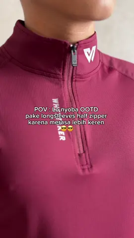 Yang lebih keren tuh bisa dijadiin 2 style #fyp #gym #whittakersportswear #whittaker #longsleeves 