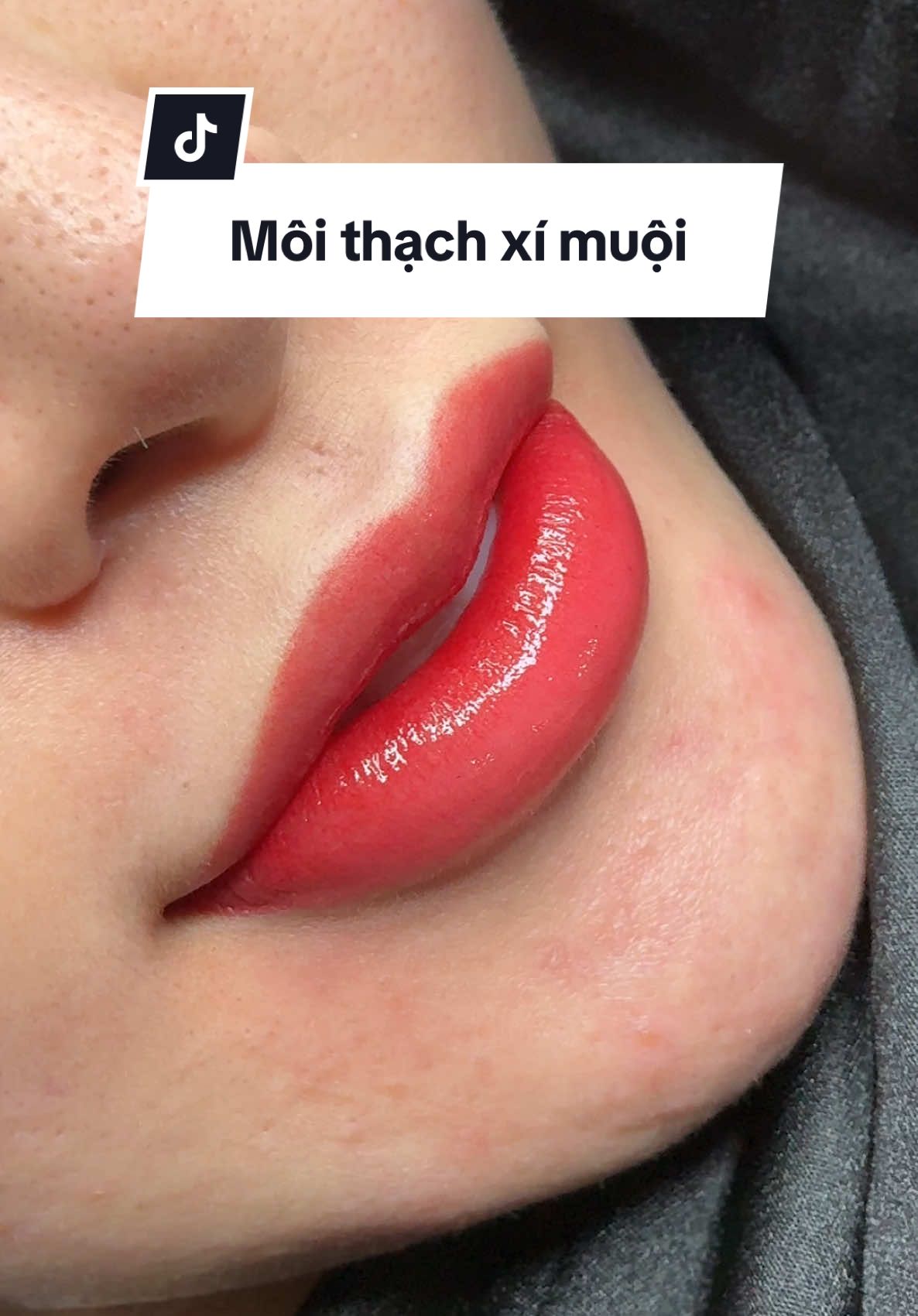 Hiệu ứng môi thạch xí muội cho GenZ độc quyền 102 🍒 môi làm xong mà căng tròn như quả mọng ai yêu thích môi này không #tưởngKhánhLinh #linhligg #phunmoideptaihanoi #moitunhien #phunmoidep 