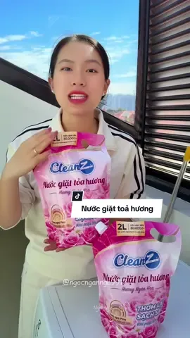 Nước giặt CleanZ tỏa hương thơm lâu #nuocgiattoahuong#nuogiatthom#nuocgiatxa#ngocngannga#nnnnuocgiatcleanz