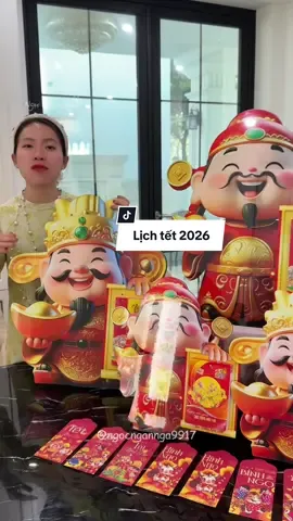 Trả lời @tuanmapcamau bác bấm vào giỏ hàng góc trái màn hình tham khảo kích thước giúp em ạ #lichtet2026 #lichthantai #lichtreotuong #ngocngannga #nnnlichthantai2026 