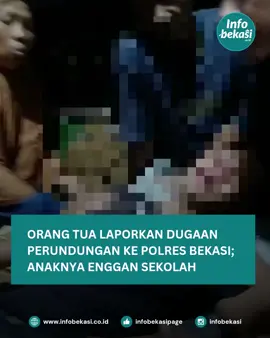 Seorang anak remaja menangis histeris di depan orang tua dan keluarganya. Remaja asal Bojongmenteng, Rawalumbu ini enggan sekolah lagi. Doduga pemicunya karena perundungan yang dialaminya di Jalan Bojongmenteng.  Korban mengaku mengalami kekerasan fisik, dan diminta duel satu lawan satu. 