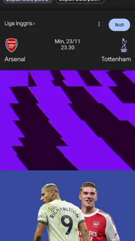 DERBY LONDON  TOTTENHAM VS ARSENAL #PremierLeague #tottenhamhotspur #arsenal #derbylondon #promomakanharian 