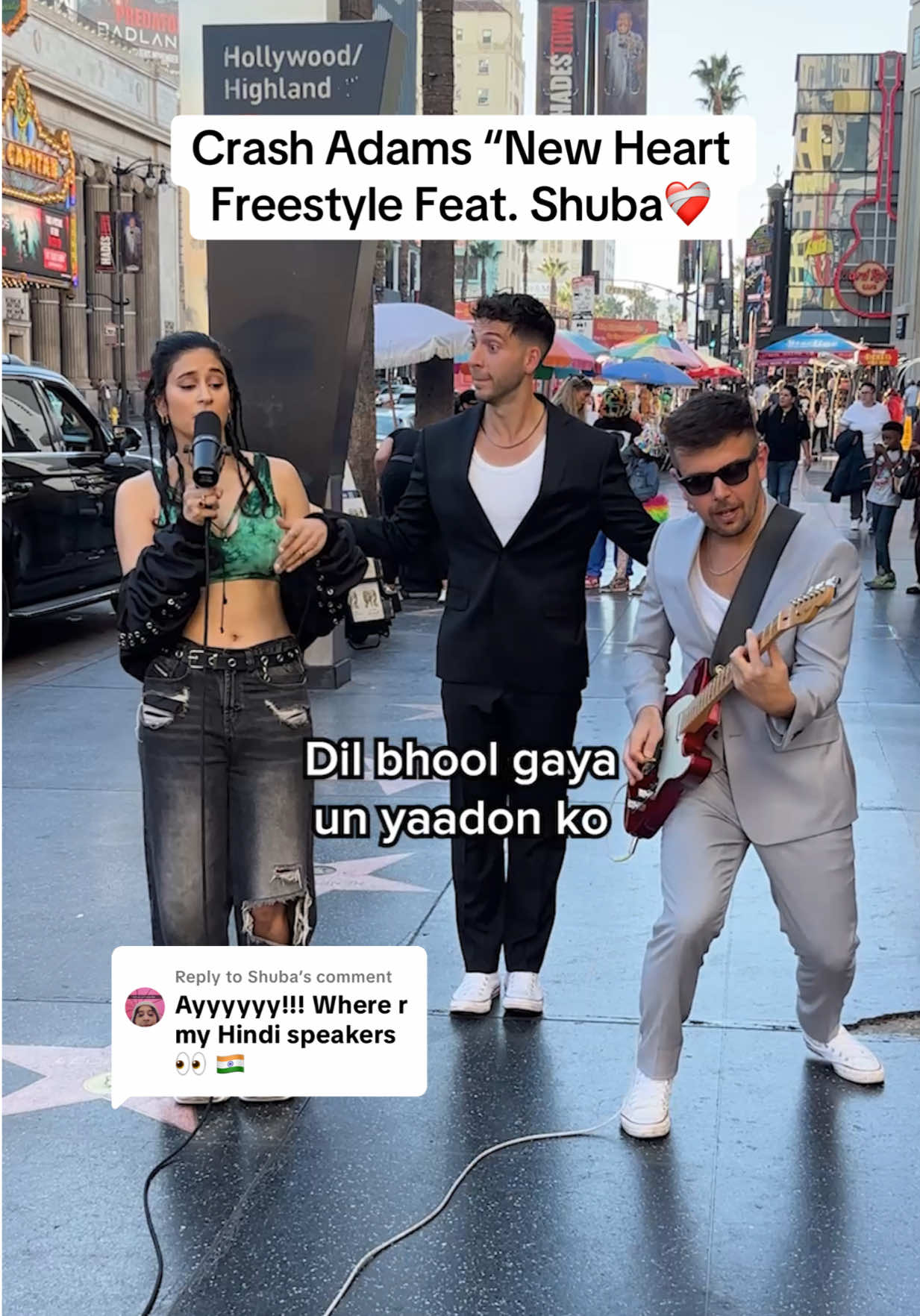 Replying to @Shuba we weren’t expecting her to rap in Hindi🤯 @Shuba #sing #singing #freestyle #rap 