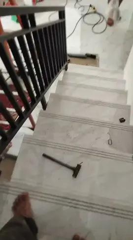 Reling tangga minimalis #bengkellas #bekasi #fyp #rumahminimalis 