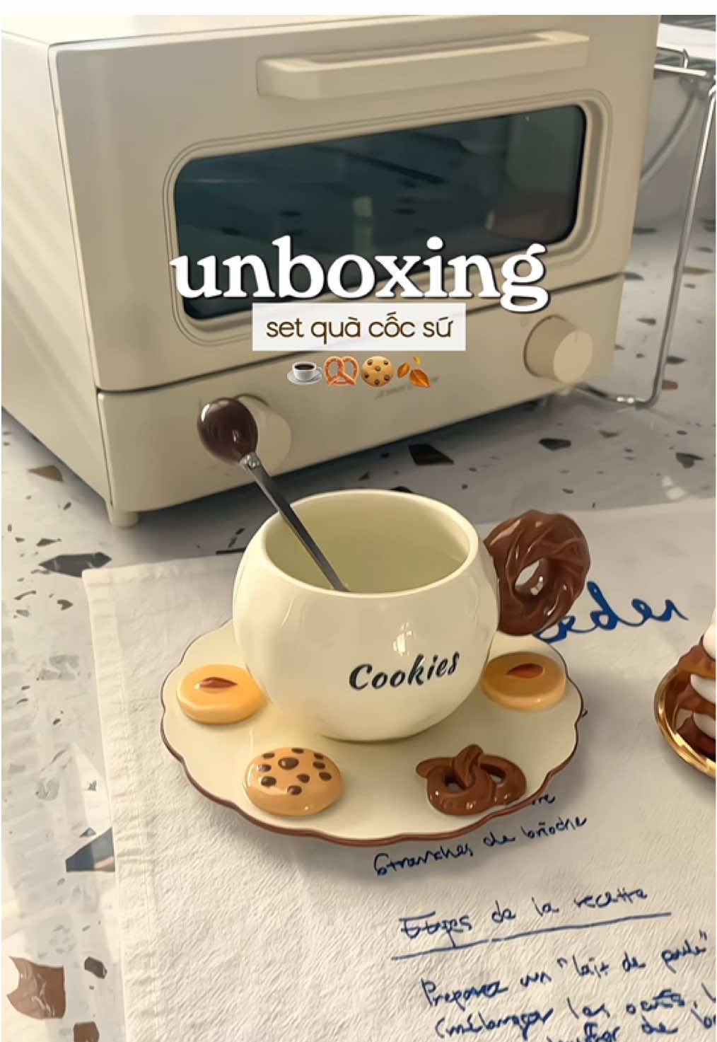 bị thích mấy chiếc cốc sứ xinh iu như này 🥨🍪🤩#setquacocsu #unboxing #quatangnguoiyeu #setquatang #muataitiktok 