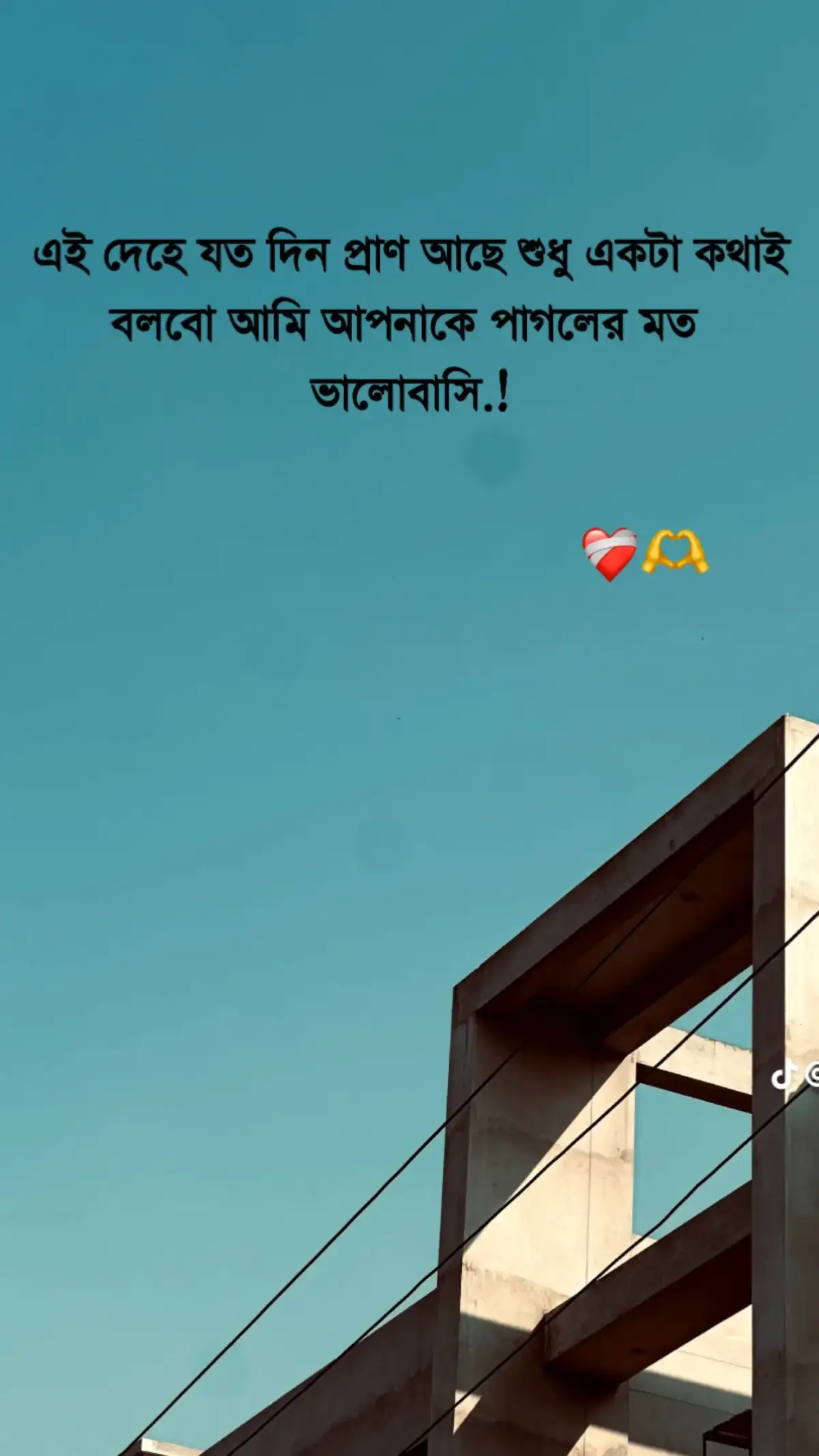 1. তুমি আমার জীবনের সবচেয়ে সুন্দর অধ্যায়, 2. তোমাকে ছাড়া আমি অসম্পূর্ণ। 3. তোমার চোখে আছে শান্তির আকাশ, 4. তোমার হাসিতে আছে জীবনের রঙ। 5. তুমি কাছে এলে হৃদয় কাঁপে, 6. তুমি দূরে গেলে মন ভেঙে যায়। 7. তোমার নাম শুনলেই বুক ভরে ওঠে, ৪. যেন প্রেমের ঢেউ বয়ে যায় রক্তে। 9. তুমি আমার প্রতিটি প্রার্থনা, 10. তুমি আমার প্রতিটি স্বপ্ন। 11. তোমায় ভালোবাসি নিঃস্বার্থভাবে, 12. কোনো প্রত্যাশা ছাড়াই। 13. তোমার চোখে দেখি নিজের প্রতিচ্ছবি, 14. তোমার কণ্ঠে খুঁজি শান্তি। 15. তুমি আমার সকালবেলার হাসি, 16. রাতের শেষ নিঃশ্বাস। 17. তোমাকে ছাড়া আমার কিছুই নেই, 18. তুমি-ই আমার সব। 19. তোমার একটুখানি স্পর্শে পাই জীবন, 20. তোমার একটুখানি ভালোবাসায় পাই স্বর্গ। 21. তুমি আমার জীবনের সুর, 22. আমার হৃদয়ের কবিতা। 23. তোমার জন্যই বেঁচে থাকা, 24. তোমার জন্যই এই প্রাণ। 25. তোমার ভালোবাসা আমার শক্তি, 26. তোমার অভিমান আমার দুর্বলতা। 27. তুমি পাশে থাকলে পৃথিবী সুন্দর, 28. তুমি না থাকলে সব ম্লান। 29. তোমাকে দেখলেই মনে হয়- 30. ভালোবাসা সত্যিই আছে। 31. তুমি আমার প্রতিটি নিঃশ্বাসে লুকানো নাম, 32. প্রতিটি স্পন্দনে তুমি। 33. তোমার হাসি আমার পৃথিবী বদলায়, 34. তোমার চাওয়া আমার সুখ। 35. তুমি আমার জীবনের আলো, 36. আমার হৃদয়ের জ্যোতি। 37. ভালোবাসা মানে শুধু তুমি, 38. তোমার নামেই আমার শান্তি। 39. তুমি না থাকলে মন হারিয়ে যায়, 40. তোমাকে ছাড়া বাঁচা অসম্ভব। 41. তোমার সাথে কাটানো মুহূর্তগুলো, 42. আমার জীবনের সবচেয়ে প্রিয় স্মৃতি। 43. তুমি পাশে থাকলে ভয় পাই না, 44. পৃথিবীটাকে ছোট লাগে। 45. তুমি আমার কল্পনার রাজকুমারী, 46. আমার জীবনের প্রেরণা। 47. তোমার ভালোবাসা আমার ওষুধ, 48. তোমার কণ্ঠ আমার স্বপ্নের সুর। 50. আমার হৃদয়ের মন্দিরে বন্দী তুমি। #foryou @Mst queen ❤️