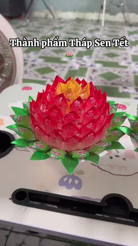 Thành phẩm Tháp Sen Tết nhà làm 🥰❤️🎆🎆🎇🎇🪷🥳🫶🏻#tet2026 #tet2026caitetdoanvien #xuhuongtiktok #viral 