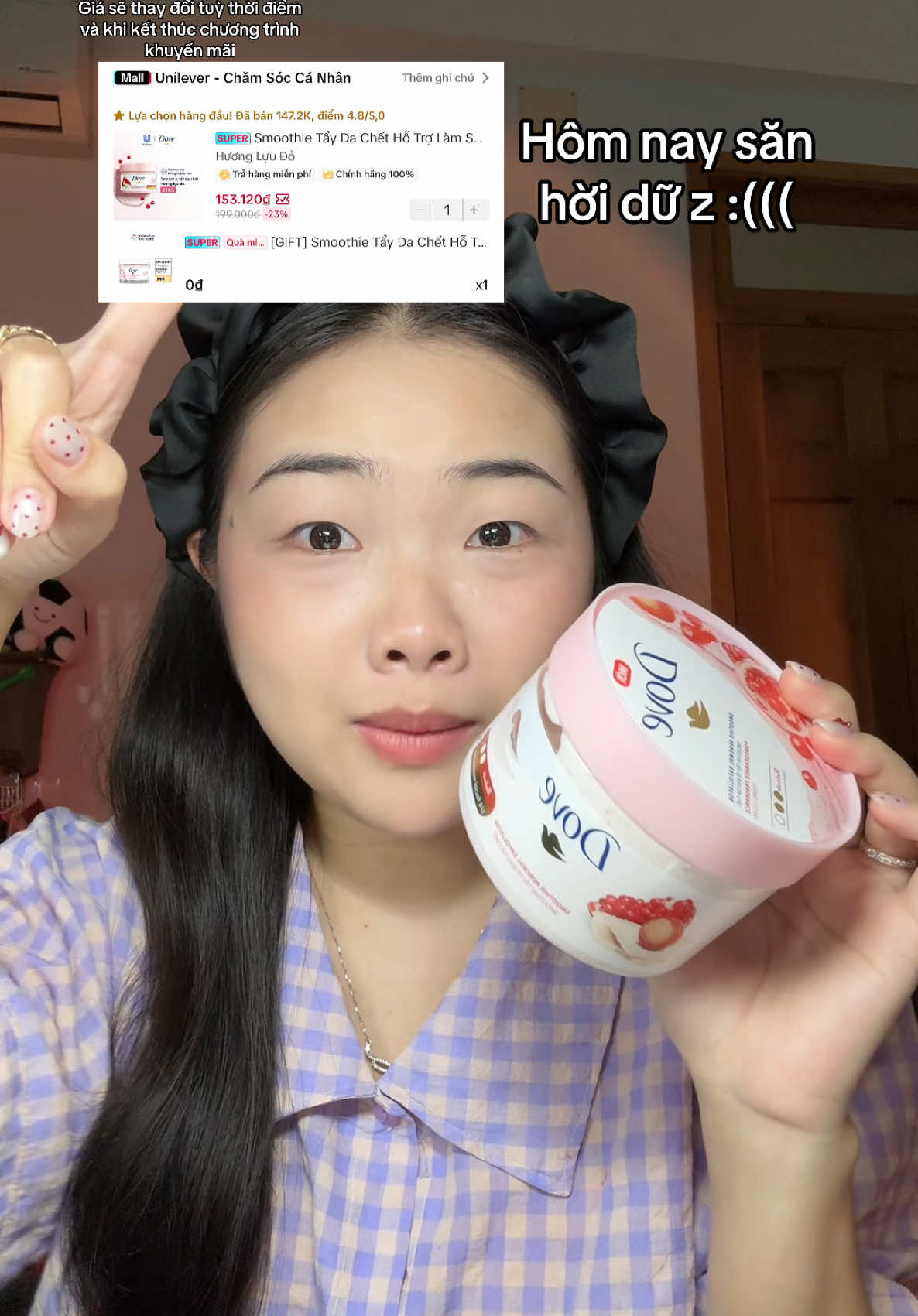 Tẩy tế bào Dove #taytebaochet #dove #hoptaccungunilever #xuhuong #viral 