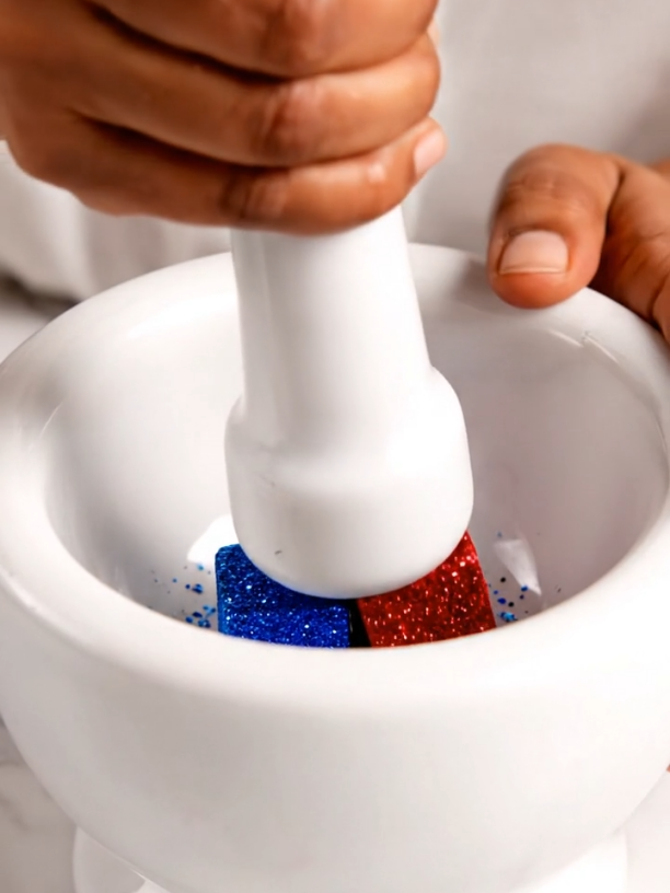 [4K] [ASMR] Authentic mortar surface sound  Real tactile audio response Organic slow-break compression#viral_video 