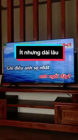 Anh yêu ít thôi nhưng dài lâu 😝#itnhungdailau.     #cover#nhungem #hatchaykhongmic.          #xuhuong