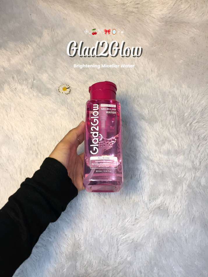 #glad2glow #g2gmicellarwater #glad2glowmicellarwater #micellarwater #skincarekantongpelajar 