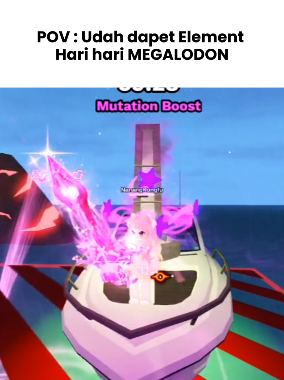 its okey Megalodon, El maja aja sebulan baru naik ku tungguin Apalagi kamu🗿 #roblox #fishit #talon 