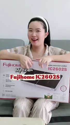 Một chiếc bếp từ đôi vừa tiết kiệm diện tích lại tiết kiệm điện #fujihome #bep 
