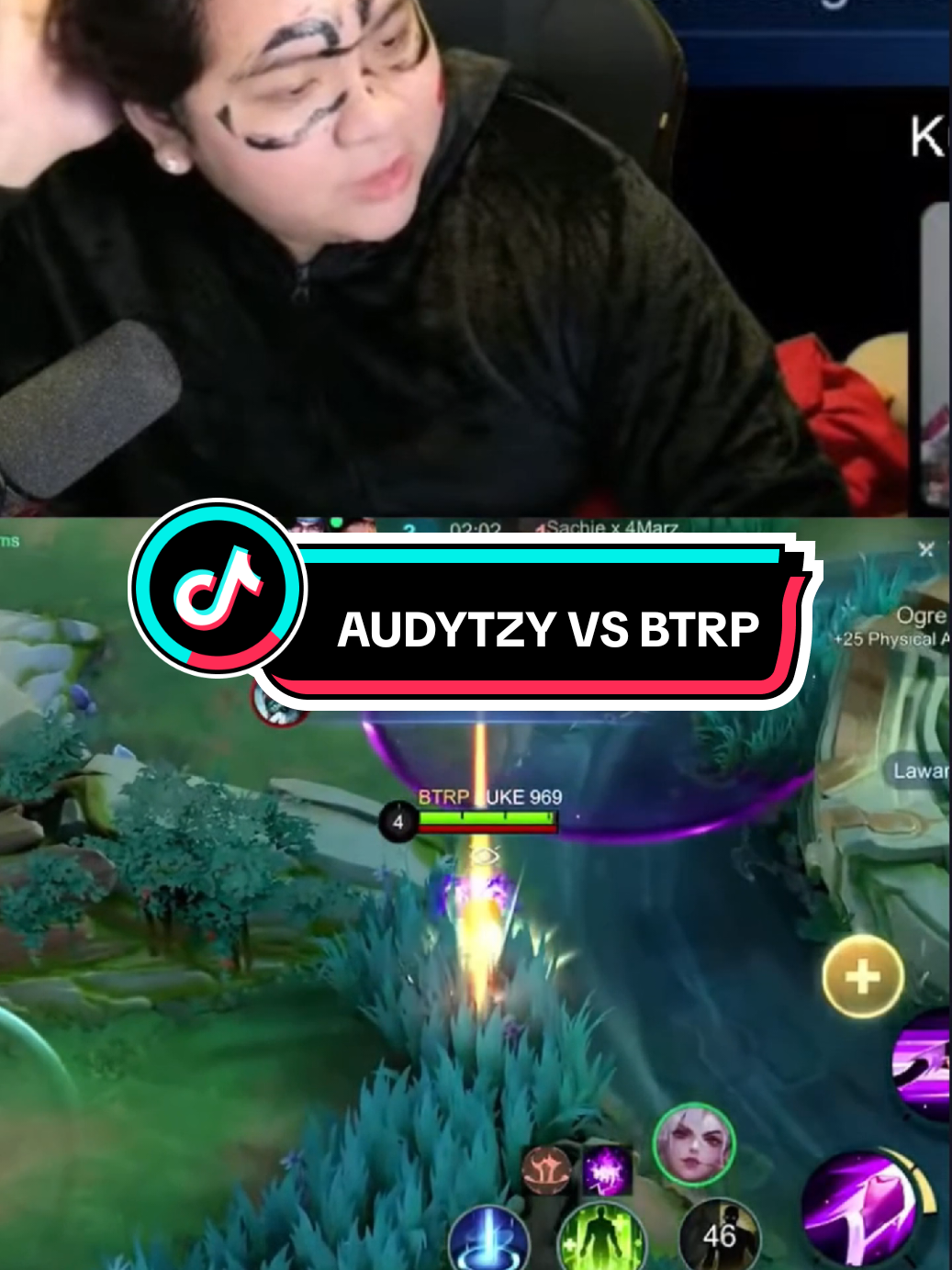 Audytzy nantangin btrp scrim? ini tanggapan Luke, bakal jadi match yg panas nih kayak party anomali vs Penjoki Siwa 🥶🔥#WinWithMLBB #MLBB #mobilelegends #btrluke #fyp 