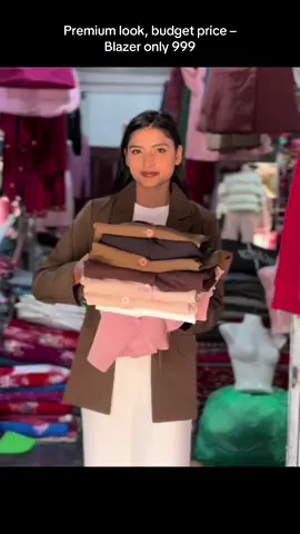 Premium look, budget price – Blazer only 999#foryoupage❤️ #visitourshop❤️😊 #niranjanafancycollection #goviral 