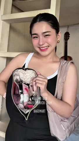 Finally found the makeup pouch that fits EVERYTHING 😭🖤 @BAGSMART Store you win. #bagsmartsuperbrandday #bagsmartstyle #packandgochallenge #bagsmart #makeup 