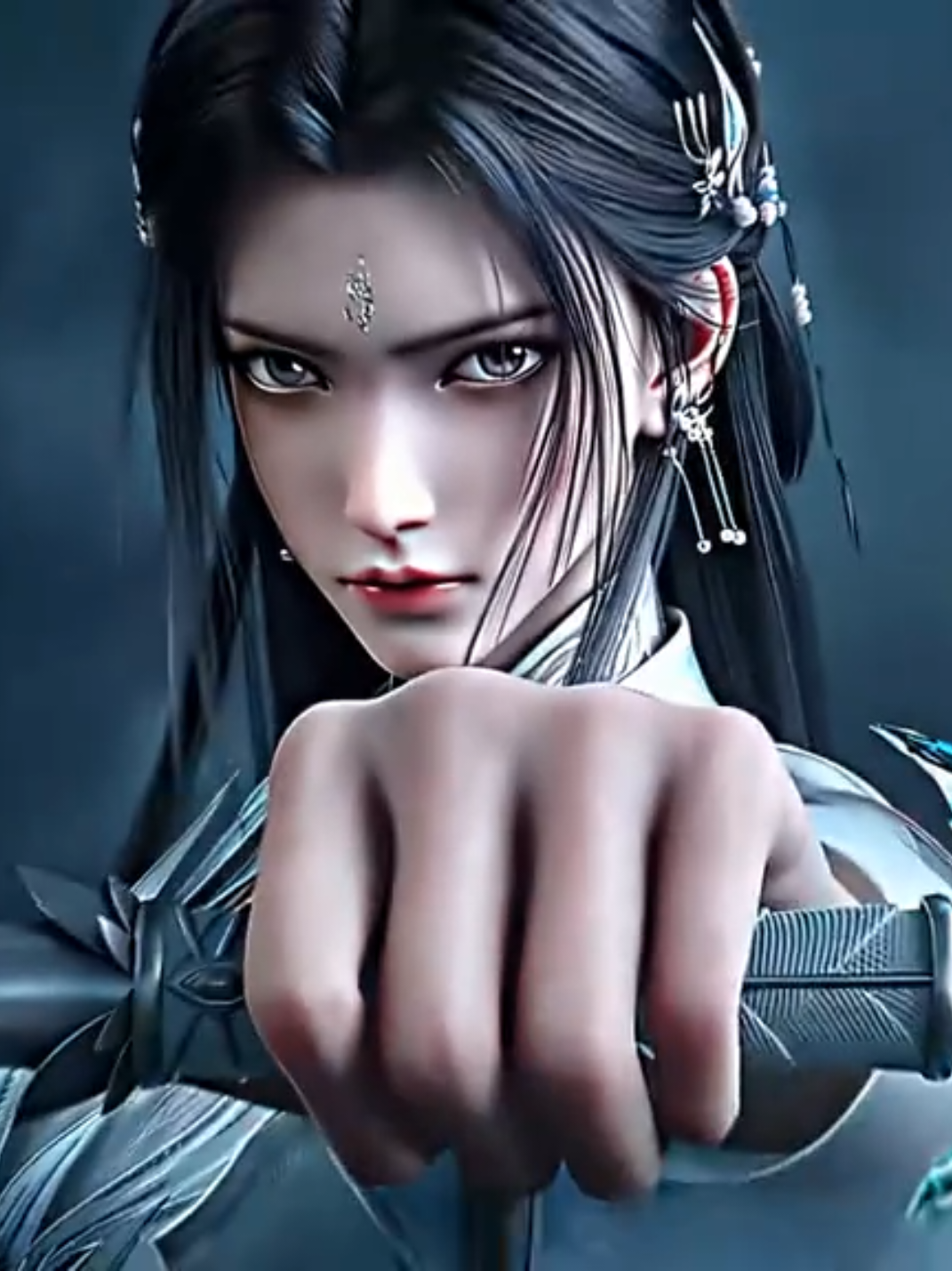 “白衣胜雪天琊寒，后山舞剑谁人堪 #诛仙 #陆雪琪 #青年创作者计划 #充能计划 #国漫推荐 #donghuaedit #donghua