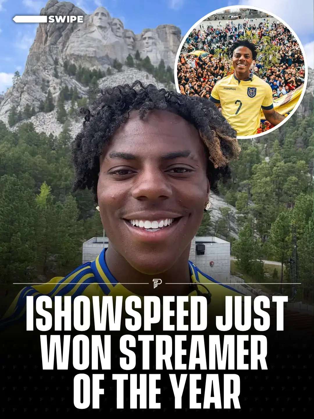 IShowSpeed has been named Streamer of the Year at the 2025 Esports Awards. #RoadTo19M #Pubity #news 