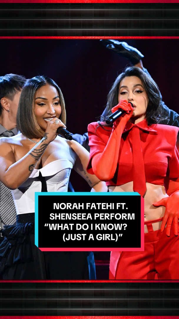 @Nora Fatehi ft. @Shenseea perform 
