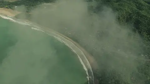 Sky meets sea 🌊 #promomakanharian #pantaiselatan #cinematicdrone #djimini4pro