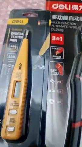 Bút thử điện Deli, màn hình hiển thị LED #butthudien #dungcu #donghe #phukiennoithat #xuhuong 