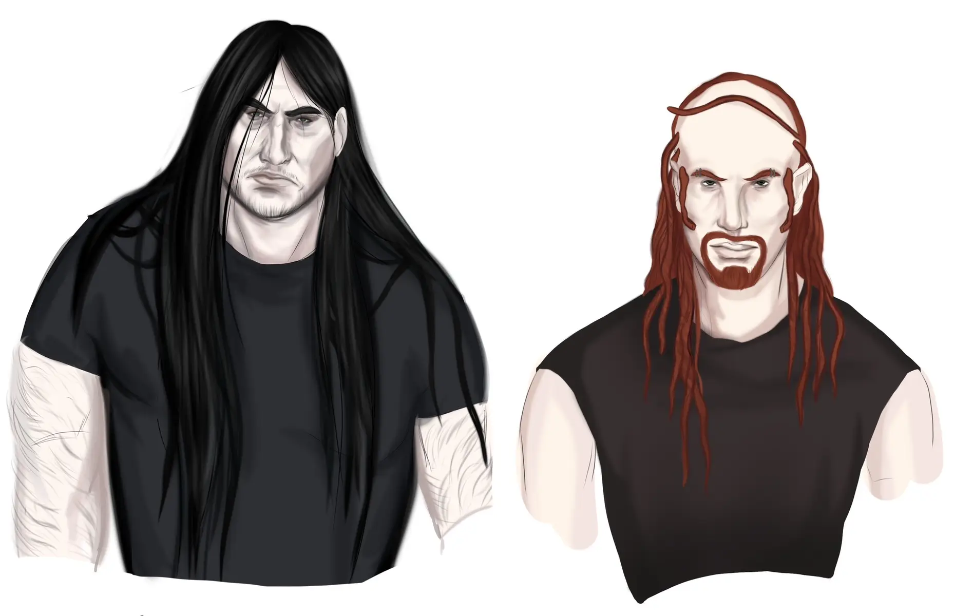 #art #fanart #metalocalypse #nathanexplosion #picklesthedrummer 