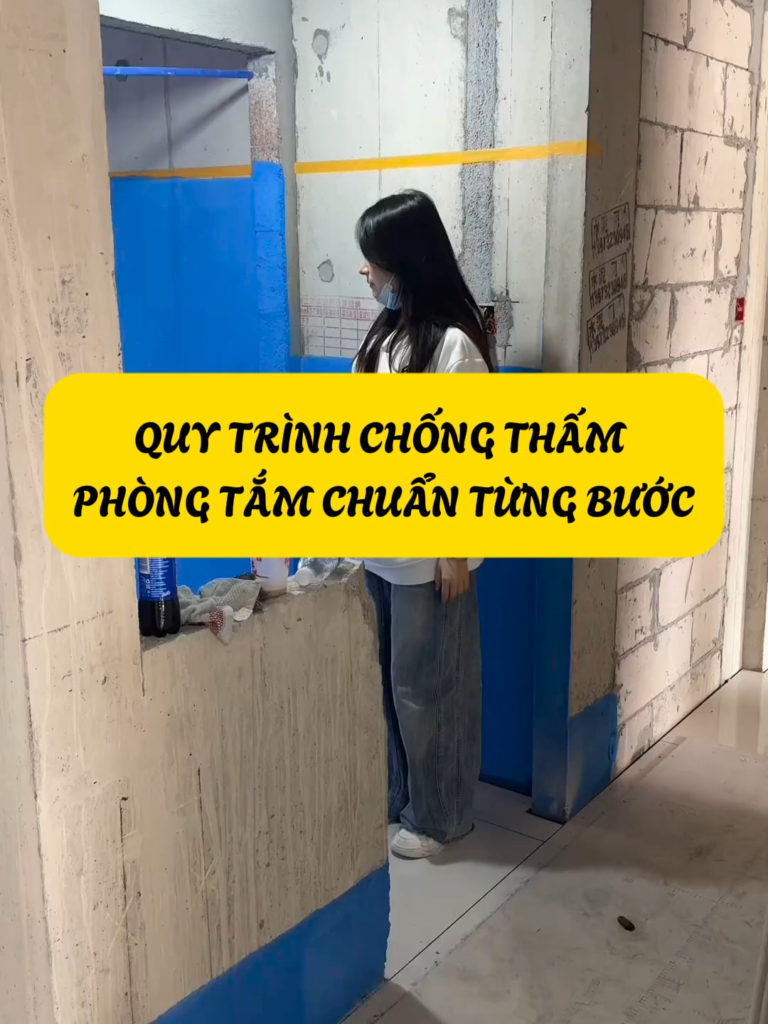 Quy Trình Chống Thấm Phòng Tắm Chuẩn Từng Bước #kinhcanreview #xaynha #xaydung #chongthamnhavesinh