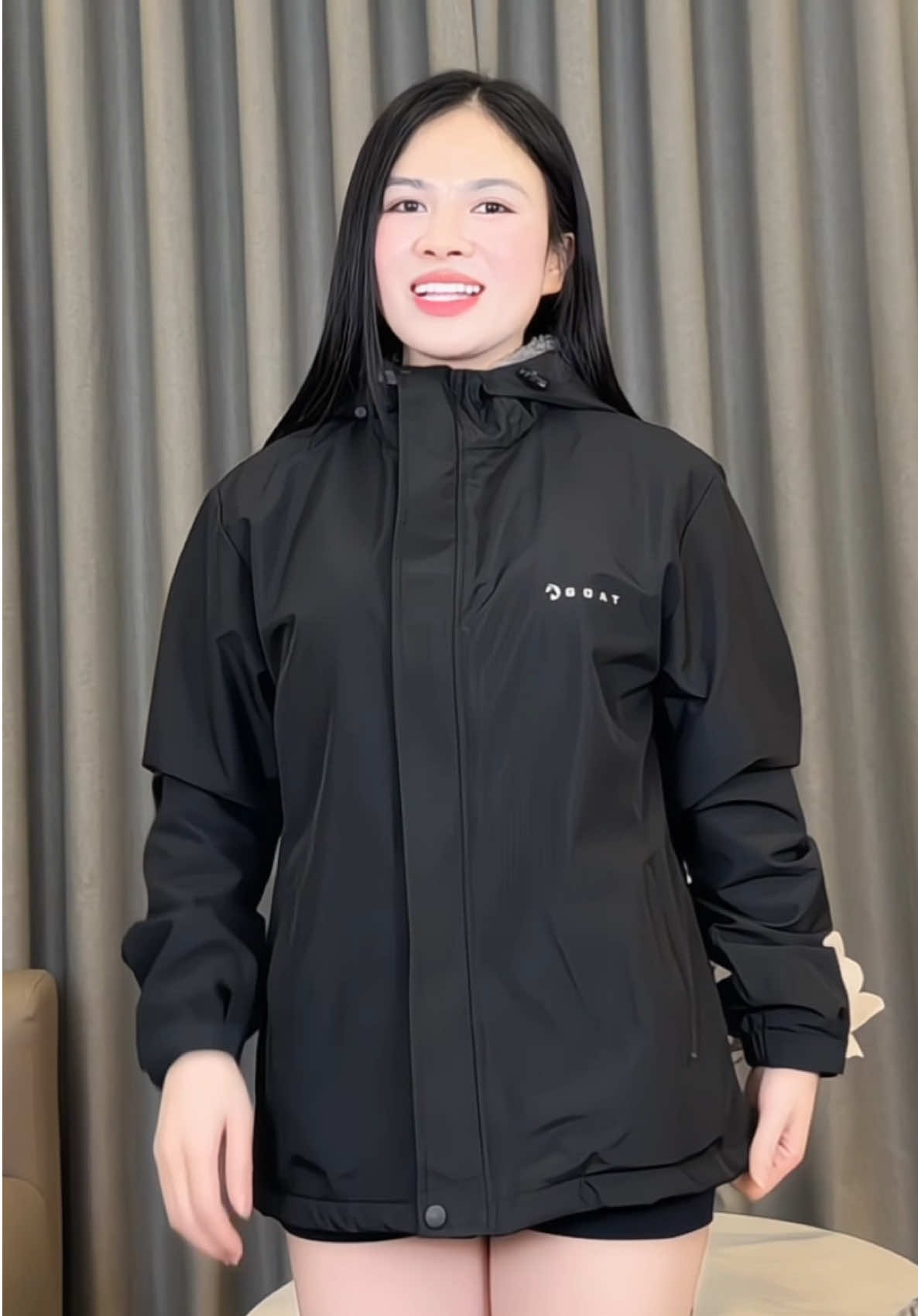 Áo khoác gió lót lông