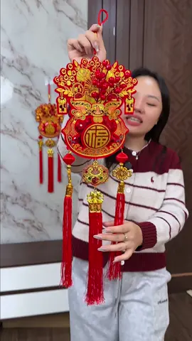 Đôi túi tiền chữ phúc đỏ trang trí tết siêu đẹp #zeedio #thaotep 