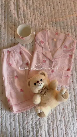 This is your sign to add something really cute to your cart! 🎀✨ #sleepwear #pajamas #pink #pjs #OOTD 