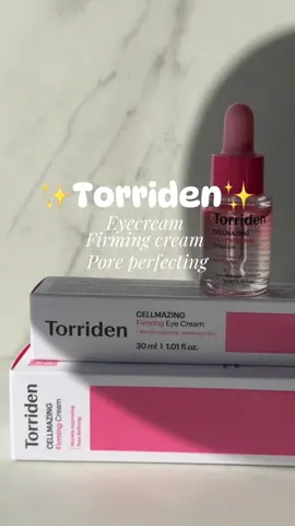 Eyecream , firming cream and pore perfecting making this the perfect Christmas skin care gift @TORRIDEN US 🥰💕✨💖 #torriden #skincare #koreanskincare #giftsforher #her 