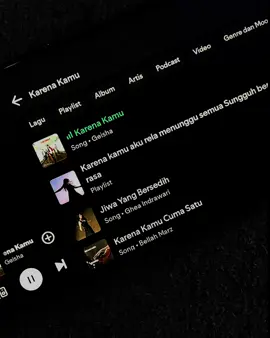 #liriklagu #karenakamu #spotify #fyp 