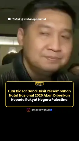 Peringatan Hari Natal Nasional 2025 bakal digelar Senin, 5 Januari 2026 di Stadion Tenis Indoor Senayan, Jakarta. Tapi tahun ini, konsepnya beda banget! Bukan cuma soal perayaan spiritual, tapi ada misi kemanusiaan yang kuat!  Ketua Umum Panitia Natal Nasional 2025, Maruarar Sirait, bilang bahwa perayaan kali ini terinspirasi dari komitmen Presiden Prabowo Subianto dalam memperjuangkan perdamaian dan bantuan bagi rakyat Palestina.  “Ini soal kemanusiaan. Umat Kristen di Indonesia mendukung langkah-langkah Bapak Presiden, dan kita juga ingin memberikan persembahan yang dikumpulkan saat Natal untuk perjuangan kemanusiaan bagi rakyat Palestina,” ujar Ara (16/11/2025). Dana persembahan yang terkumpul selama ibadah nanti bakal dialokasikan untuk bantuan kemanusiaan bagi Palestina.  Natal Nasional kali ini bukan cuma merayakan sukacita, tapi juga membawa harapan untuk mereka yang sedang berjuang.  #LambeKawanua #BeritaKawanua #NatalNasional2025 #IndonesiaUntukPalestina #Kemanusiaan 
