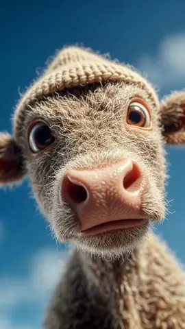 Smile @PixVerse #cow #funny #smile 