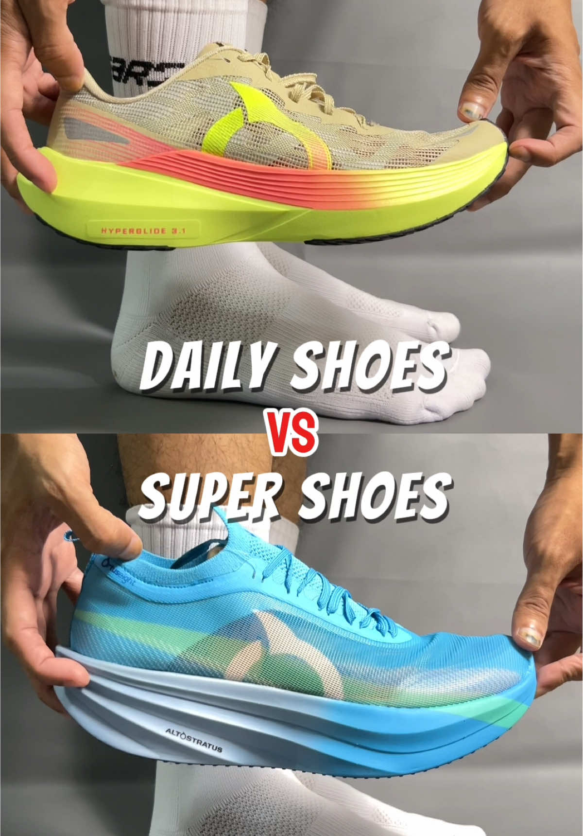 Daily shoes = comfort/stabil Super shoes = power/speed Jangan salah pilih sepatu untuk running lagi ya guys 🙌🏻 Offline Store : - Cempaka Putih, Jakarta Pusat - Cilincing, Jakarta Utara #farssport #fars #ortuseight #Running #dailyshoes  