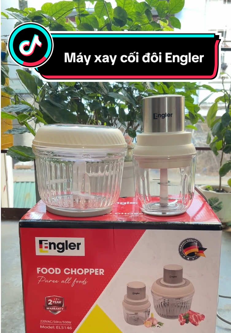 Chỉ một nút bấm, dễ dàng xay thịt, băm tỏi, các loại hạt #mayxaydanang #mayxay #mayxaythit #engler #giadungthongminh 